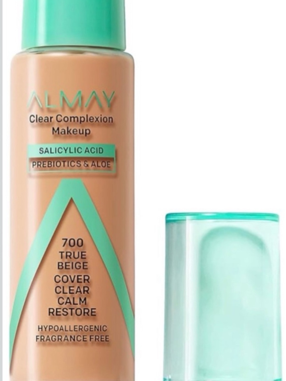 NWT Almay clear complexion makeup foundation-700 true beige .
